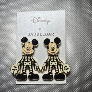 COPY - NEW… Disney x BaubleBar Mickey Skeleton Earrings